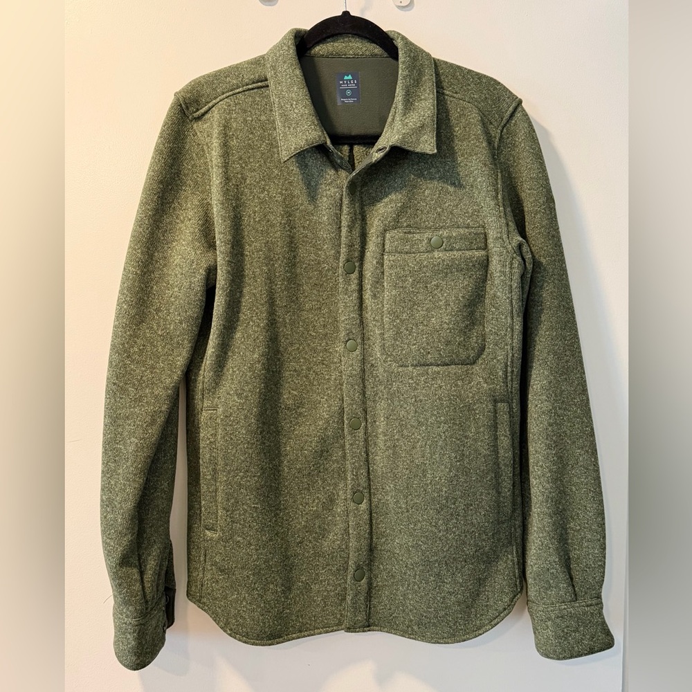 Myles Apparel Farallon Fleece in Green - M
